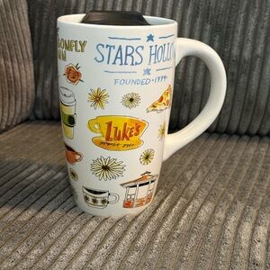Silver Buffalo x Gilmore Girls - 16 oz Traveling Mug with Lid